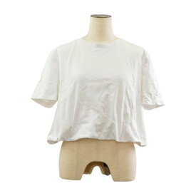 ザラ ZARA Tシャツ/カットソー 半袖 コットン ホワイト サイズ M レディース F-S4790【中古】【ブランド買取販売トリヴァンドラム】260121