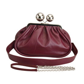 マックスマーラ WEEKEND MaxMara 2WAY ショルダーバッグ PASTICCINO 羊革レザー がま口 パープル レディース F-B6910【中古】【ブランド買取販売トリヴァンドラム】260210