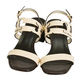 トリーバーチ TORY BURCH サンダル INES CAGE HEEL SANDAL 50MM アイボリー 8Mサイズ レディース F-LSHOE5176【中古】【ブランド買取販売トリヴァンドラム】260210