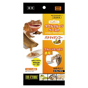 GEX エキゾテラ RepDeli ダブルフルーツペースト バナナ&マンゴー 2.5g×10本入り