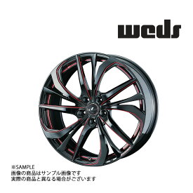 【特典付 】WEDS ウェッズ LEONIS レオニス TE 20x8.5 35 5H/114.3 BK/SC RED アルミ ホイール 1本 38794 (179131916