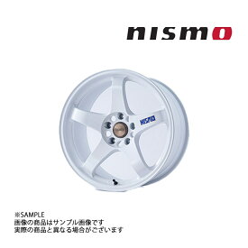 NISMO ニスモ 40th 記念 LM GT4 18x9.5 12 5H/114.3 ホワイト 1台分セット ホイール 4030S-RS595-WH (★ 660132078S1