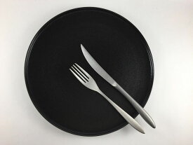 有田焼 原重窯 frame26cmプレート.墨黒【皿 26cm 黒色 プレート 中皿 大皿 平皿 業務用食器】