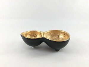 有田焼 弥源次窯 ひさご型珍味【10.5cm 小皿 小鉢 豆鉢 仕切り皿 小付 珍味入れ 薬味入れ タレ入れ/内金/内銀/瓢/ひょうたん型】