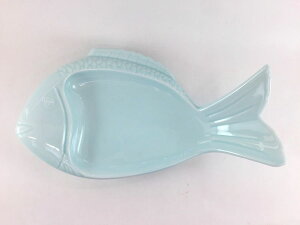 有田焼 鯛向付 (青白磁/赤吹)【16cm 鉢 中鉢 向付 お造り皿 魚 タイ おめでたい】