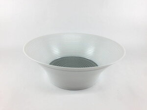 波佐見焼 一真窯 スプレッド ボウルL グレー【19cm 中鉢 ボウル ボール 丼 どんぶり 麺鉢 シンプル】