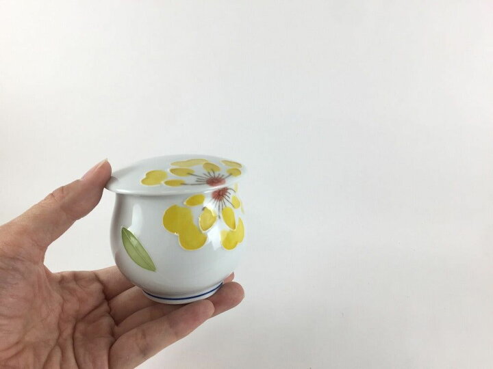 楽天市場】波佐見焼 永泉窯 丸蒸し(花3色) 7.5cm : 有田焼やきもの 