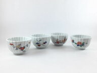 【マラソン期間 全品10％Offクーポン配布中】有田焼 親和伯父山窯 柿右衛門写 菊割小付【8cm 小鉢 和食器…