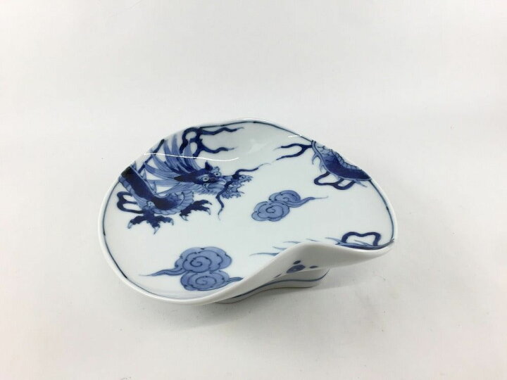 楽天市場】有田焼 幸右衛門窯 染付龍絵 渕寄せ皿 16cm : 有田焼や 