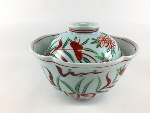 【訳あり品】16cm蓋付花丼.万歴 有田焼【アウトレット】