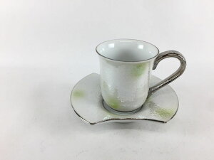 【訳あり品】ラスターグリーン吹 デミタスカップソーサー 5cm/60cc 有田焼【アウトレット】【セット品】
