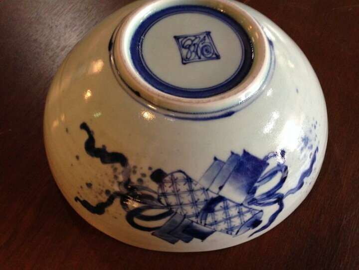楽天市場】有田焼 福泉窯 大鉢(藍かぶと絵)【大鉢 深鉢 31.5cm 