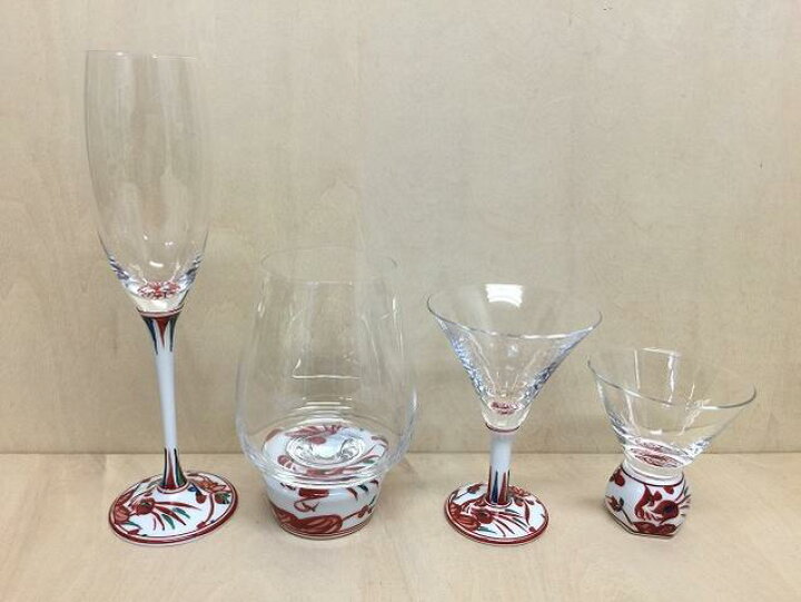 楽天市場】【専用化粧箱入】有田焼 福泉窯 ARITAワイングラス400cc赤絵 