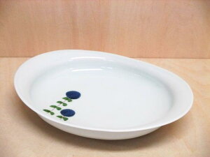 波佐見焼 康創窯 250カレー皿 センニチソウ【皿・プレート】