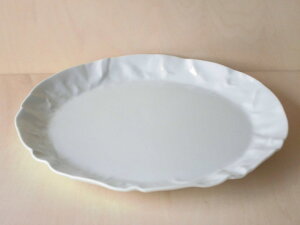 波佐見焼 一龍窯 クラフト26cmプレート (白磁)【皿 プレート】