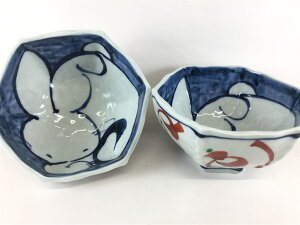 【マラソン期間 全品10%Offクーポン & P10倍】波佐見焼 光玉窯 六角丼 万歴.兎 【16.5cm 丼ぶり どんぶり 中鉢 小鉢 ごはん茶碗 うどん ラーメン 食器 和食器 陶器 陶磁器 日本製 かわいい 動物柄