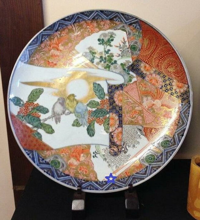 楽天市場】明治期 有田焼 尺三寸大皿(古伊万里) : 有田焼やきもの 