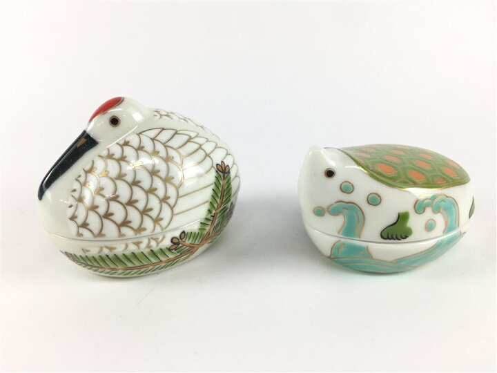 楽天市場】有田焼 幸楽窯 珍味入 (鶴 /亀)【珍味入れ 蓋もの 6cm ツル 