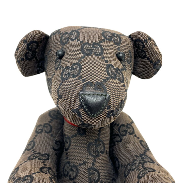 楽天市場】☆美品☆GUCCI グッチ GGキャンバス テディベア ぬいぐるみ 