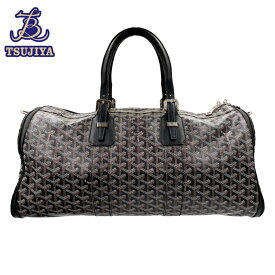 【中古A】GOYARD ゴヤール クロワージュ50 ボストンバッグ ブラック【辻屋質店B3465】【質屋出品】