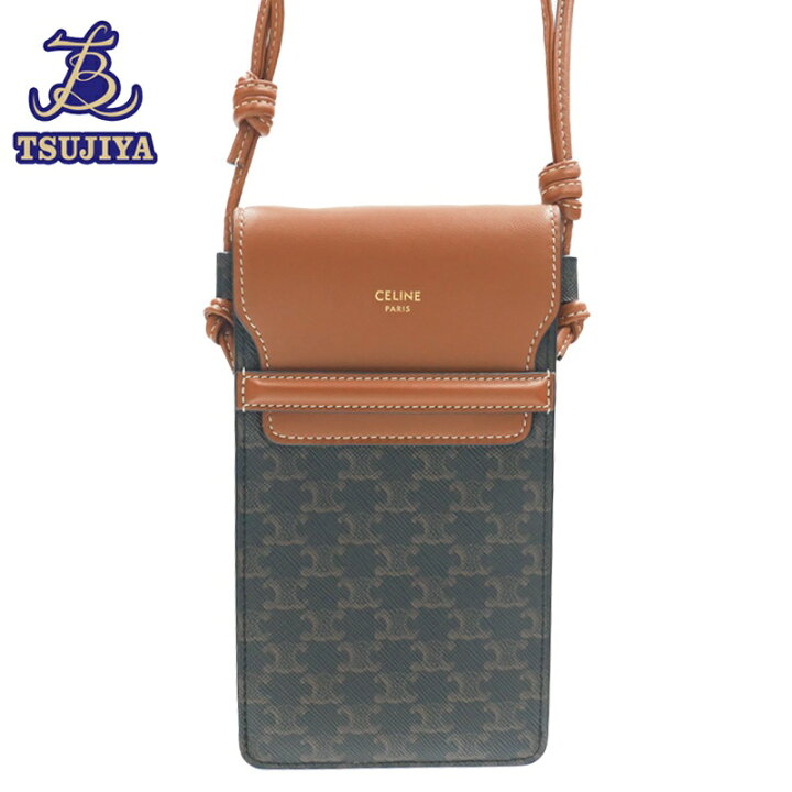 楽天市場】【中古A】CELINE セリーヌ スマホショルダー フォンポーチ 