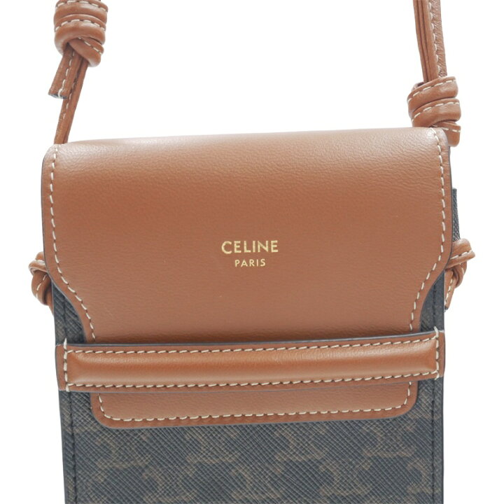 楽天市場】【中古A】CELINE セリーヌ スマホショルダー フォンポーチ 