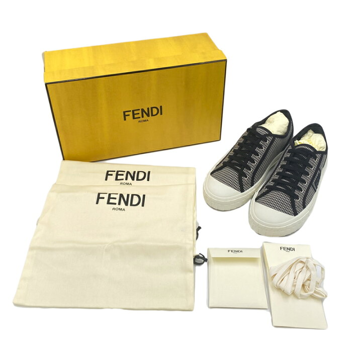 楽天市場】☆未使用 展示品☆FENDI フェンディ スニーカー 7E1553  