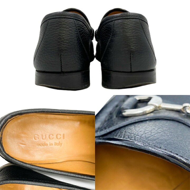 楽天市場】GUCCI グッチ 367762 ローファー ホースビット ブラック 