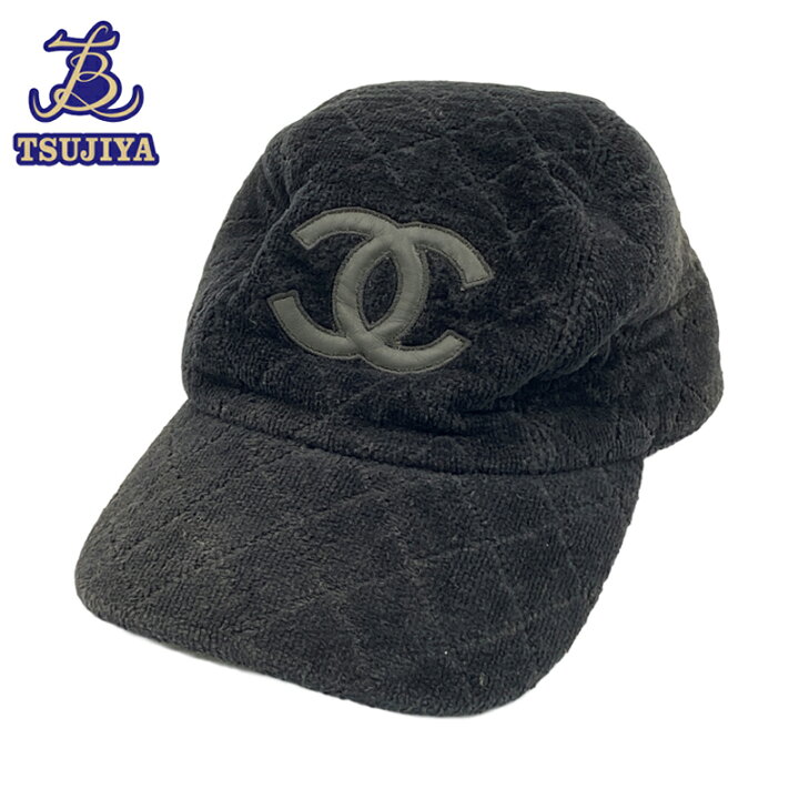 楽天市場】CHANEL シャネル パイルキャップ ココマーク ブラック #M 