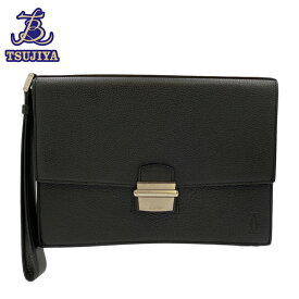 【中古AB】Cartier カルティエパシャクラッチバッグ ブラック【辻屋質店B2725】【質屋出品】