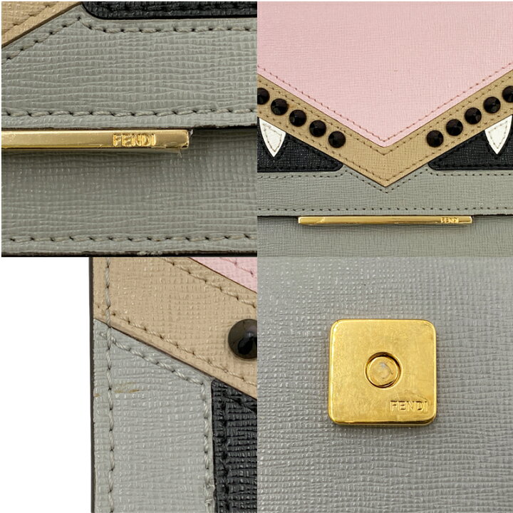 楽天市場】FENDI フェンディ モンスターバグズ チェーンウォレット 