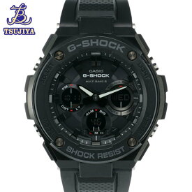 CASIO　カシオ　G-SHOCK　ジーショックGST-W100G-1BJF　ブラック　ステンレス/ラバーソーラー電波　メンズ　中古A【辻屋質店W0410】【中古】【質屋出品】