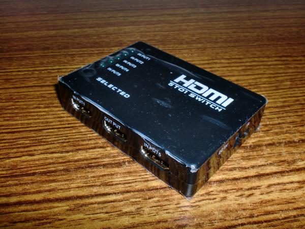 送料無料 即日発送 フルハイビジョン 1.3b対応 HDMIセレクター 切り替え機 1IN 5OUT