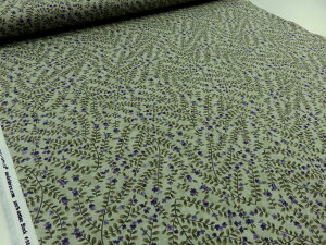 MODA(モダ) Wild Irisシリーズ Thyme グリーン シーチング生地 【メール便3m可】パッチワーク 生地 布地 プリント生地