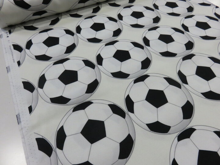 楽天市場 サッカーボール オフ オックス生地 メール便2m可 生地 布地 綿 コットン 手作り 手芸 ハンドメイド 入園 入学 布と手芸つばめや