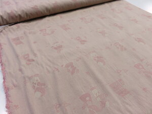 レアもの スーちゃん ジャガード織り ピンク 【メール便2m可】 生地 布地