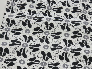 コトリエンヌ Goro Koro Panda パンダ オフ オックス生地 有輪 YUWA【メール便2m可】 生地 布地 綿 コットン 手作り 手芸 ハンドメイド 入園 入学