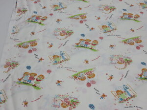 YUWA有輪オリジナル ワンマイルローゼズ happy mate オフ シャーテイング生地 dou【メール便3m可】 生地 布地 服地 コットン パッチワーク ユーワ