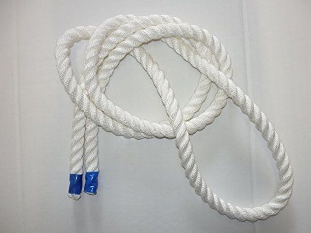 本物の ロープ 錨 アンカー アンカーロープ クレモナロープ １２ｍｍ×５ｍ ３打 安値 両端テープ止め