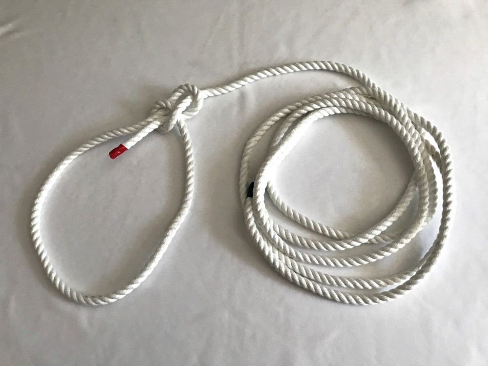 ロープ 送料無料お手入れ要らず 市場 防災用 非常用 もやい結び １２ｍｍ×５ｍ ロープワーク練習用ロープ
