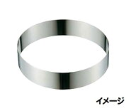 赤川器物製作所　AG　18-8　セルクルリング【アルゴン溶接】21cm　高さ4cm【品番:99921-40】JAN:45601274…