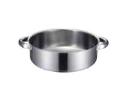本間製作所　仔犬印（KO）19-0　電磁対応外輪鍋（蓋無）33cm　※IH対応【品番:82733】JAN:4954057827331