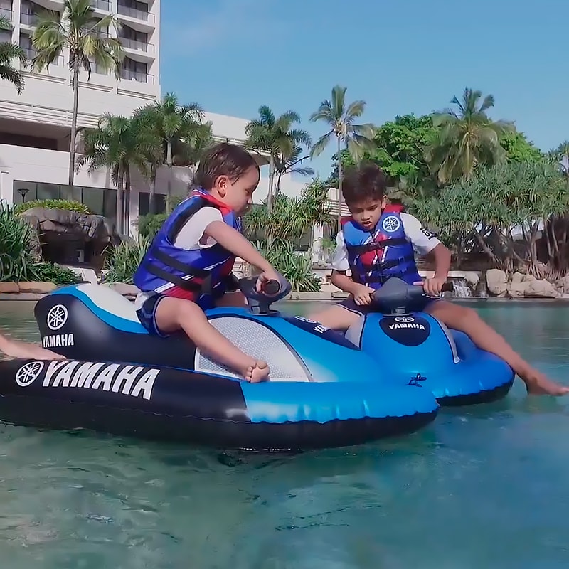 【日本正規品】 YAMAHA AQUA CRUISE（アクアクルーズ） 水上スクーター 子供1人乗用 水上バイク マリンスポーツ 海 シースクーター  | UK-mobile