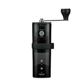 ハリオ／ コーヒーミル・スマートG　PRO MSGS-2-B コーヒー豆付 ブラシ付 手動コーヒーミル ステンレス刃 2杯用 ギフト対応
