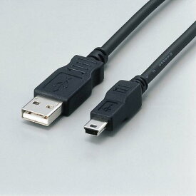 【正規代理店】 エレコム USB-FSM503 USBケーブル フェライト内蔵 USB A オス-USB miniB オス 0.3m USBminiケーブル フェライトコア内蔵USB2.0対応ケーブル ( A:ミニBタイプ )