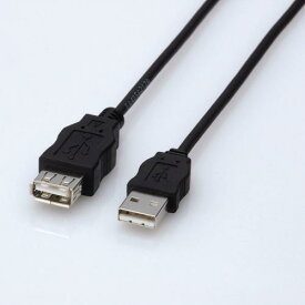 【正規代理店】 エレコム USB-ECOEA30 USB延長ケーブル RoHS指令準拠 USB A オス-USB A メス 3.0m ブラック M エコUSB延長ケーブル ( 3m )