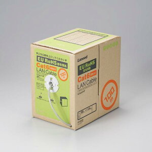 y5Zbgz GR LD-CT6/LG100/RS Cat6 LANP[u p 100m P[û RlN^Ȃ EU RoHSwߏ CgO[ ELECOM z zpbP[W lbg[NP[u bNX