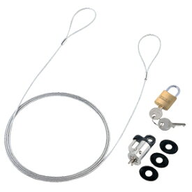 サンワサプライ パソコンセキュリティワイヤーロック（南京錠タイプ） SL-59 送料無料