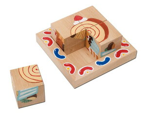 【5個セット】 アーテック ArTec かんたんキュービックパズル 手作り 自由工作 木製 図工 室内 玩具 美術 お正月 教育 知育 キュービックパズル 学校教材 素材 子供 ワークショップ 頭がよくな