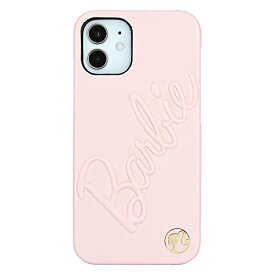 グルマンディーズ Barbie iPhone12 mini(5.4インチ)対応 プレミアムシェルケース ピンク BAR-20PK